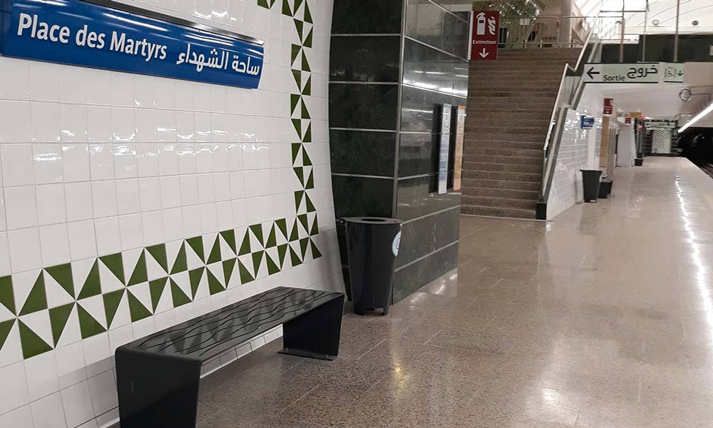 Signalétique du métro d'Alger - Réalisations Girod Group